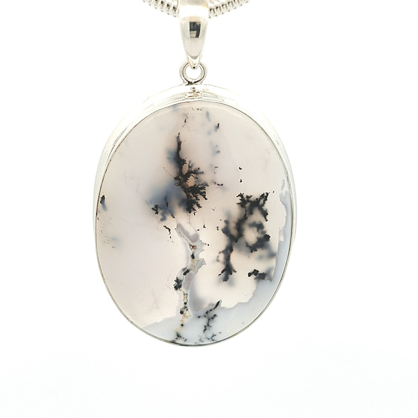 Dendritic Agate Pendant - Kloe - boothandbooth