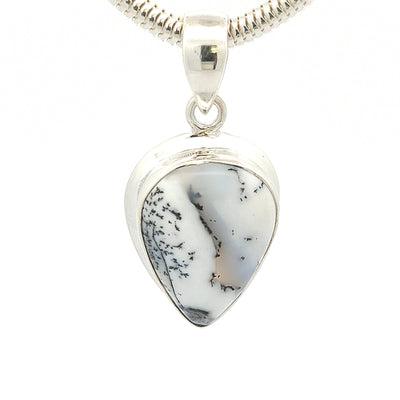 Dendritic Agate Pendant - Bonnie - boothandbooth