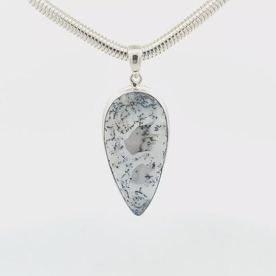 Dendritic Agate Pendant -Kristy