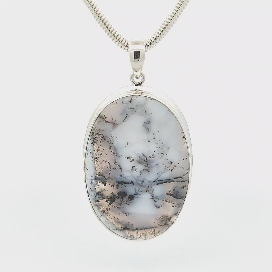 Dendritic Agate Pendant - Kylie